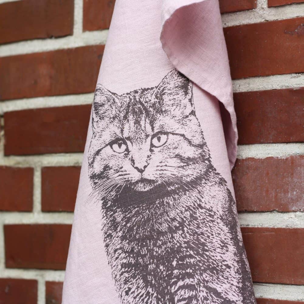 Geschirrtuch Miezekatze